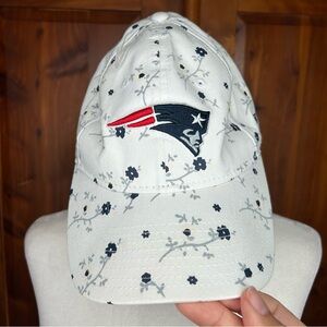 New Era New England Patriots Floral Print 9Twenty Adjustable Hat Cottagecore